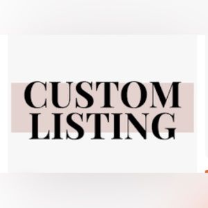 Custom listing for Rhonda K.